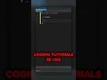 coding tutorials be like