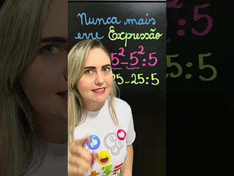 ⚠️ NUNCA MAIS ERRE EXPRESSÃO NUMÉRICA!! #euaprendicomamor #aprendermatematica #matemática