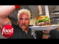 Guy Tries OUT OF BOUND Burgers In South Carolina Diners Drive-Ins Dives