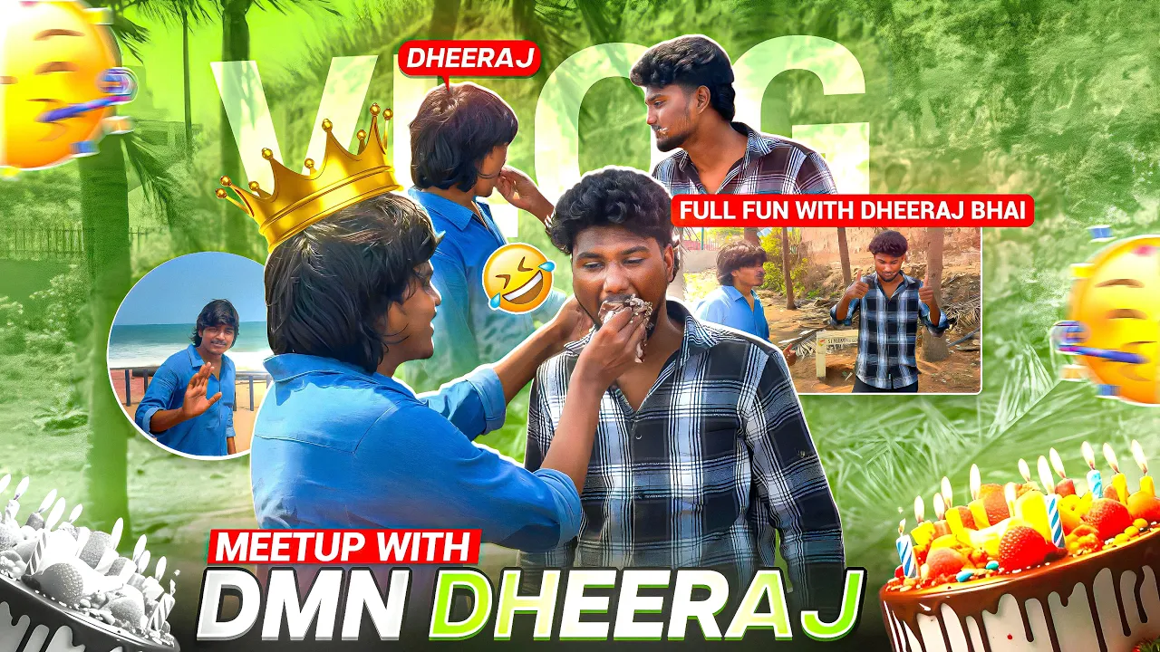 MEETUP🤝 WITH DMN DHEERAJ ❤️BHAI FULL FUN ASALU 🤣🕺🕺#dmndheeraj ❤️
