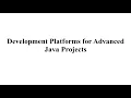 ADVANCED JAVA PROJECTS ADVANCED JAVA THESIS ADVANCED JAVA PROJECTS CODE