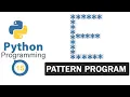 Python Pattern Programs Printing Stars in E Shape