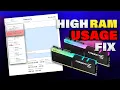Fix High RAM Usage Boost PC Performance Windows 11 Guide