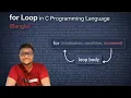 FOR LOOP IN C PROGRAMMING LANGUAGE BANGLA