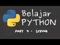 Belajar Python Part 9 - String