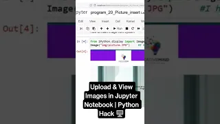 How to Upload an Image in Jupyter Notebook with Python
