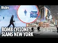 Lagu Bomb cyclone slams New York, residents told to stay at home