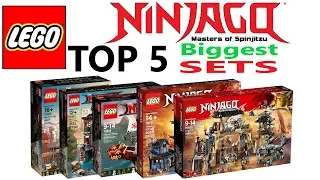 Lego Ninjago Top 5 Biggest Sets of all Time - Lego Speed Build Review