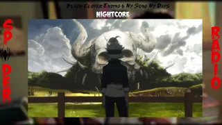 Download Black Clover Ending 6 My Song My Days Nightcore MP3