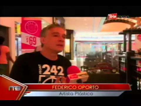 Exhibición de reciclaje atmósfera desconocida