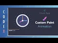 Flutter Custom Painter Tutorial Clock App Episode-1