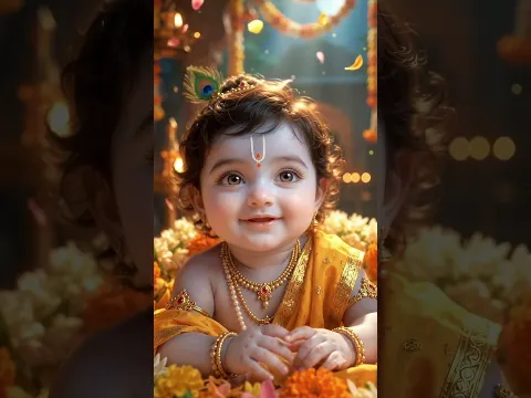 जन्मदिन कान्हा का - Janmdin Kanha Ka | Krishna Janmashtami Bhajan | Laddu Gopal Bhajan | #reels
