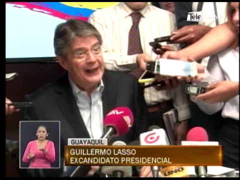 Guillermo Lasso plantea propuestas a presidente Moreno