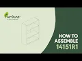 How to Assemble Furinno Bookcase 14151R1