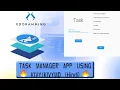 Task Manager App in KivyMD from Scratch Android App using Python