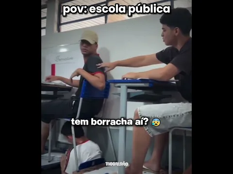 ele fez a sala toda ficar em silêncio kkkkk l #humor #engraçado #escola #shorts