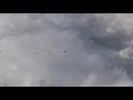 Airplane passing by in opposite direction 2