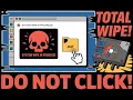 This Simple BAT File Can WIPE Your Entire PC DO NOT Run It