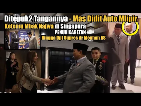 Download MP3 diKAGETin Lagi, Pak Prabowo Tiba2 Disamperin Najwa Ada Mas Didit - YG NYAMBUT BEGITU LUAR BIASA