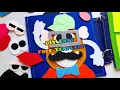 DIY Mr Potato Head Activity Busy Book Free Felt No Sew