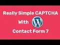 Really Simple CAPTCHA WordPress Captcha Plugin for Contact Form 7