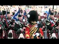 Scotland the Brave played for the Queen at Royal Mile for the last time