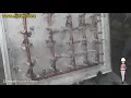 EPS structure mold, 18 cavities – water pressure testing video