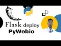 Pywebio How to Deploy your Web App using Flask Support