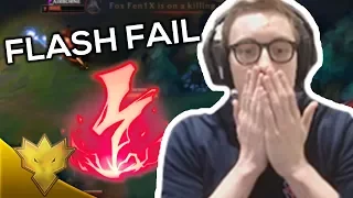 TSM Bjergsen - LEE SIN FLASH FAIL - League of Legends Stream Highlights & Funny Moments