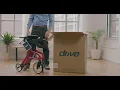 Drive Medical Nitro Sprint Rollator assembly how-to