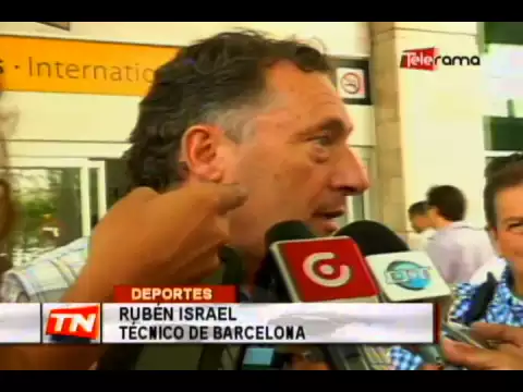 Arribaron cuerpo técnico y jugadores foráneos de Barcelona