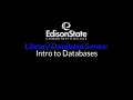 Edison State Library Intro to Databases