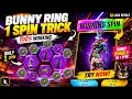 Bunny Ring 1 Spin Trick Bunny Bundle Return FF New Event Today Bunny Ring Event Free Fire