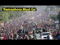 Lagu 'Ramaphosa Must Go' Angry People Shutdown SA Streets, Chaos Spread!