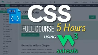 W3Schools CSS Full Course in 5 Hours ULTIMATE CSS Course using W3Schools Learn CSS