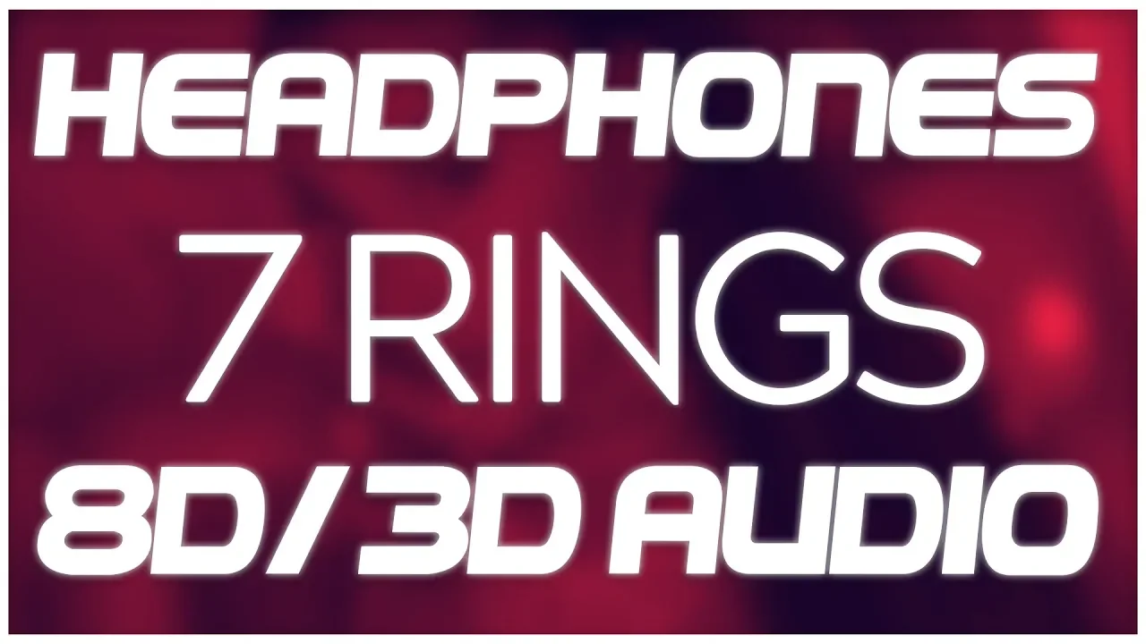 Ariana Grande - 7 Rings (8D AUDIO & 3D AUDIO) 😍🎧