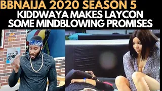 bbnaija 2020 kiddwaya promises laycon vee trickytee to shoot a music video saturday night party