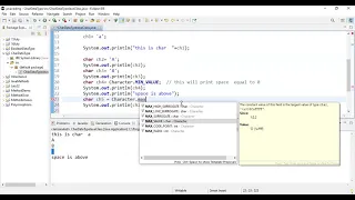 Character Data Type in Java Programming Language