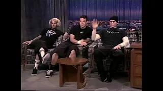 blink 182 first date live at late night with conan obrien 11 29 2001 