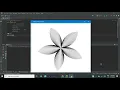 drawing with python - flower