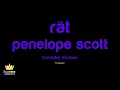 penelope scott - rät (Karaoke Version)