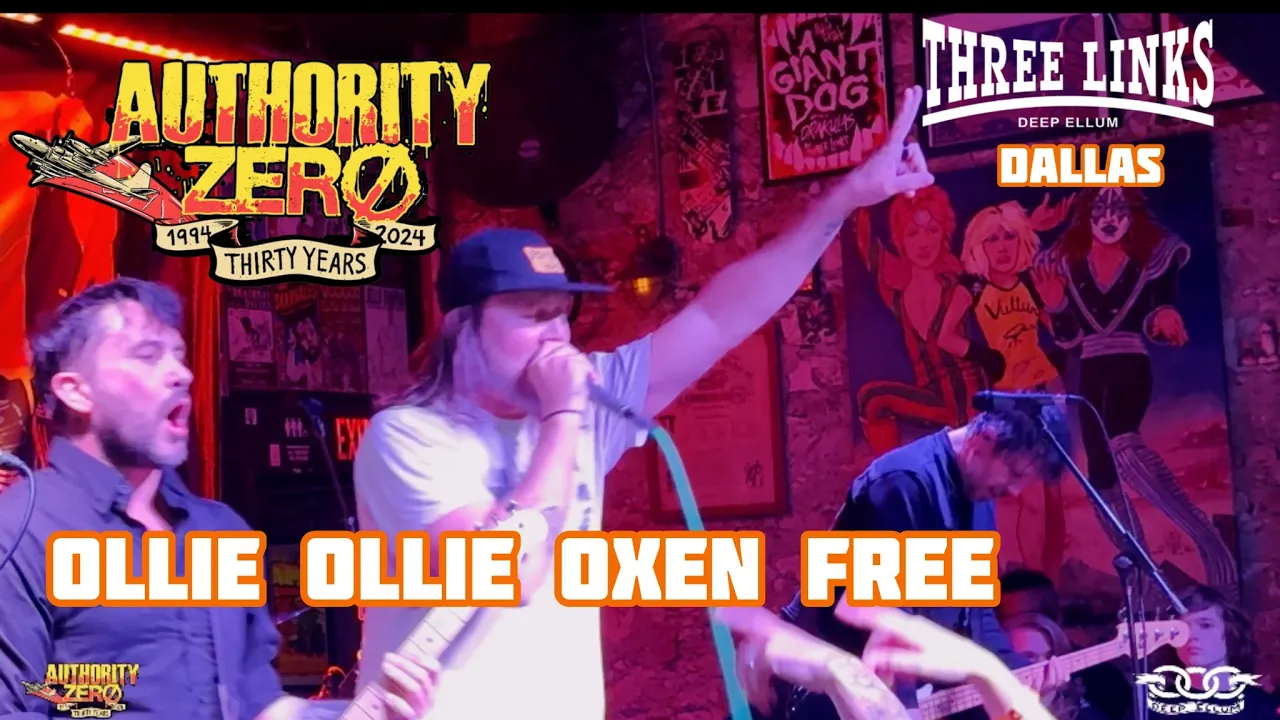 AUTHORITY ZERO OLLIE OLLIE OXEN FREE THREE LINKS DALLAS TEXAS 2024 AUTHORITY ZERO OLLIE OLLIE OXEN FREE THREE LINKS DALLAS TEXAS 2024