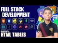 Html Table Full Stack Web Development Full Course From Scratch Class