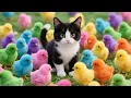 Download Lagu Catch Color Chicken, Cute Chicken, Duck, Rainbow Chicken, Rabbit, Cute Animals