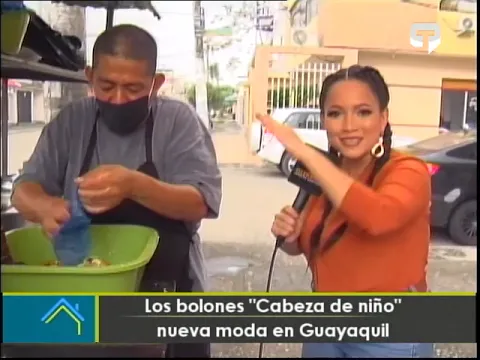 Los bolones Cabeza de Niño nueva moda en Guayaquil