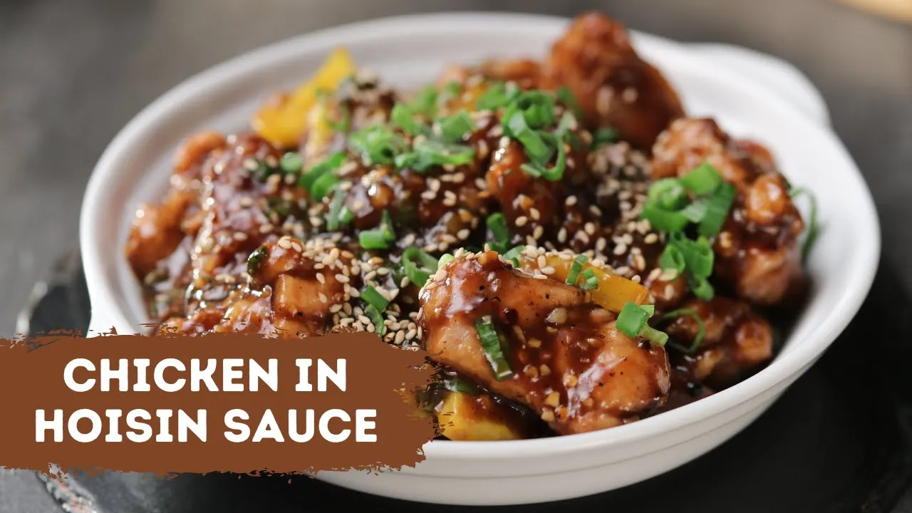 Chicken in Hoisin Sauce   Chinese Recipe           Sanjeev Kapoor Khazana