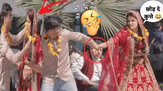 नयी दुल्हन लेके भागा मैं किसी और की फिर😱😱| Funny Reaction 😂|Prank On Cute Girl😍| Anmol K Prank