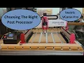 Choosing The Right Post Processor - Vectric VCarve Pro