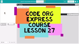 Code org Lesson 27 - Code Org Express Course Lesson 27 Using Variables with the Artist