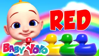 Download Learn Colors - Rainbow Ducks, Learning Videos for Kids by Baby Yoyo MP3